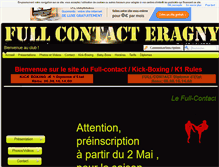 Tablet Screenshot of fullcontact-eragny.fr